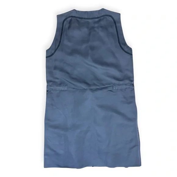 Marni Detailed 2011 Runway Dress Purple Drawstring Size 36 Pockets Midi Shift - Picture 2 of 5